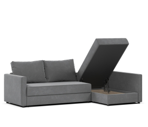 Диван угловой Фрисби дельфин, велюр