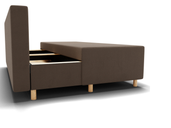 Прямой диван Сияние,НПБ,еврокнижка,велюр