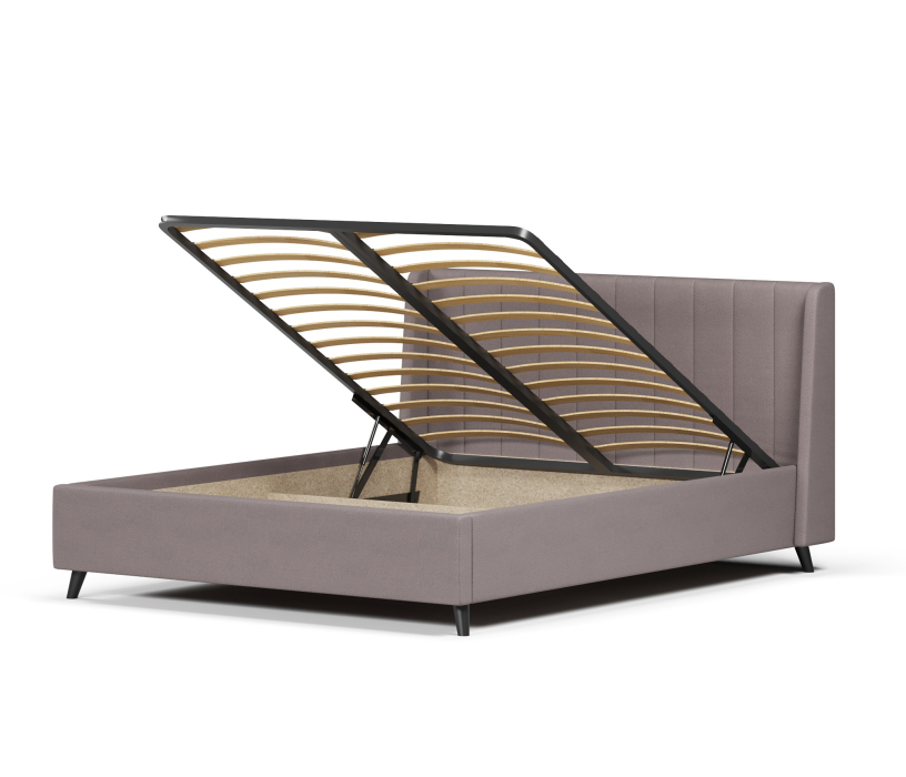 Мягкая кровать, Кровать Милла 180, велюр