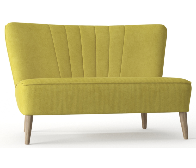 Дизайнерские диваны для гостиной, Диван прямой Зола, Велюр