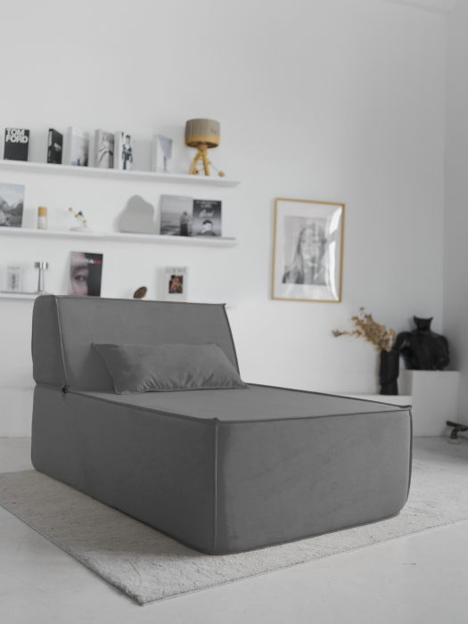 Кресло для отдыха, Бескаркасна оттоманка Клайд,велюр