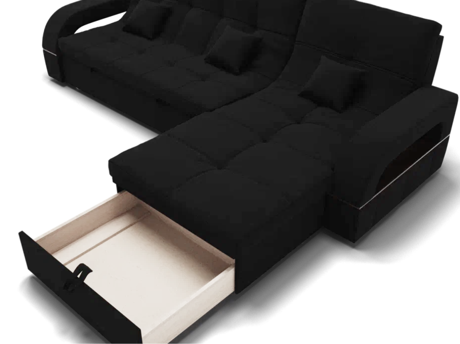 Диваны модульные угловые, Модульный диван Майами-2,микровелюр,антивандальная ткань,венеция