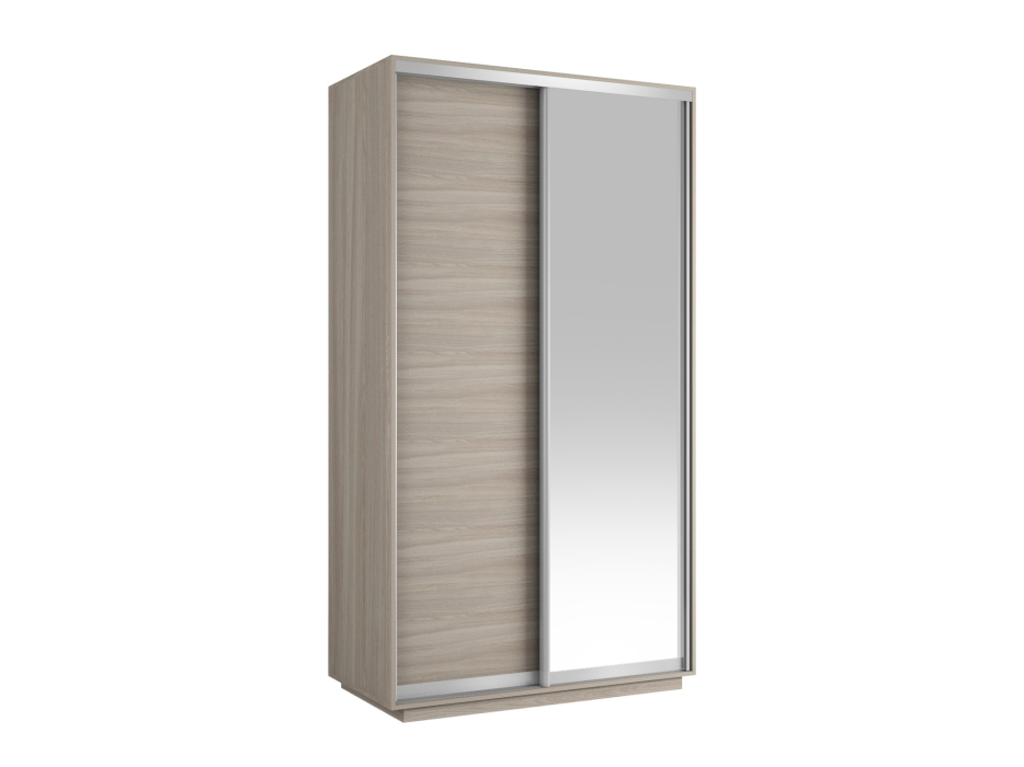 Шкафы-купе 2-х дверные, Шкаф-купе Экспресс Хит 2х дверный ДСП/Зеркало 120х60х220