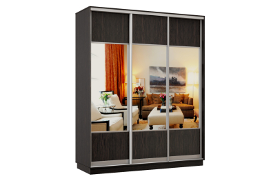 Шкаф-купе Премьер Лайт 28 (05;05;05) трехдверный