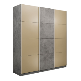 Шкаф-купе Прайм 3-х дверный Стекла фисташка/ДСП/Доводчики 180х57х230