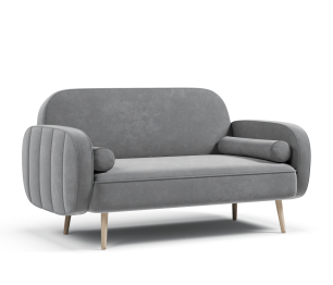 Диван прямой нераскладной Бержер, велюр