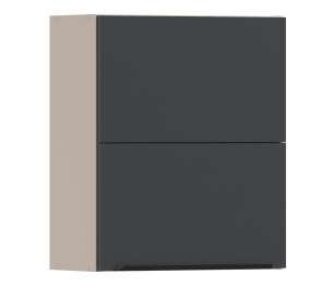 Лофт шкаф навесной 2 дв 60х72 см