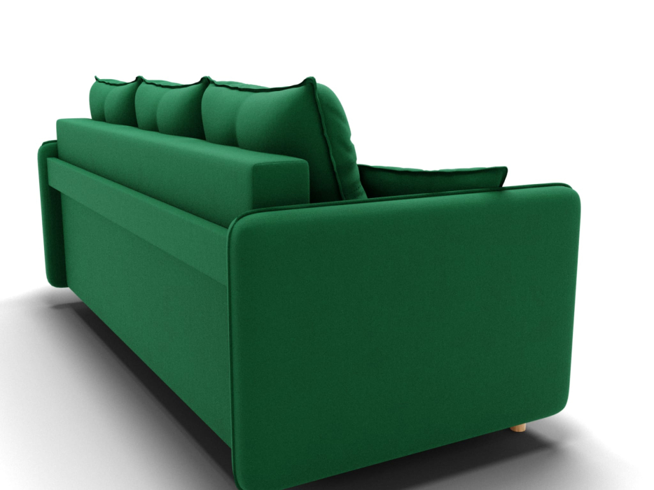 Диваны еврокнижки, Прямой диван Лотос,еврокнижка,велюр