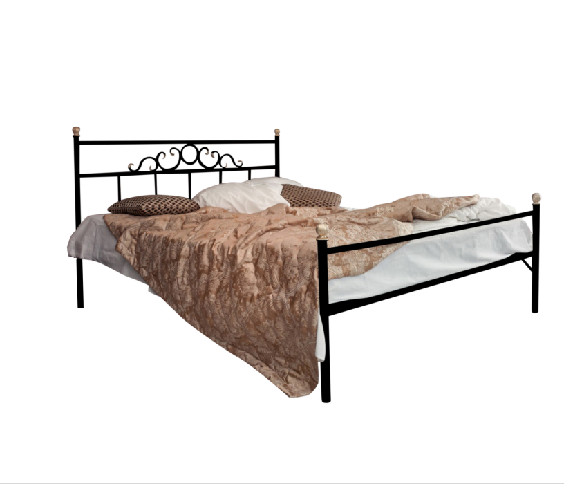 Кованые кровати, Кованая кровать Сандра1.4 с одной спинкой