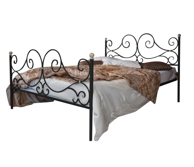 Кованые кровати, Кованая кровать Верона 1.6 с двумя спинками