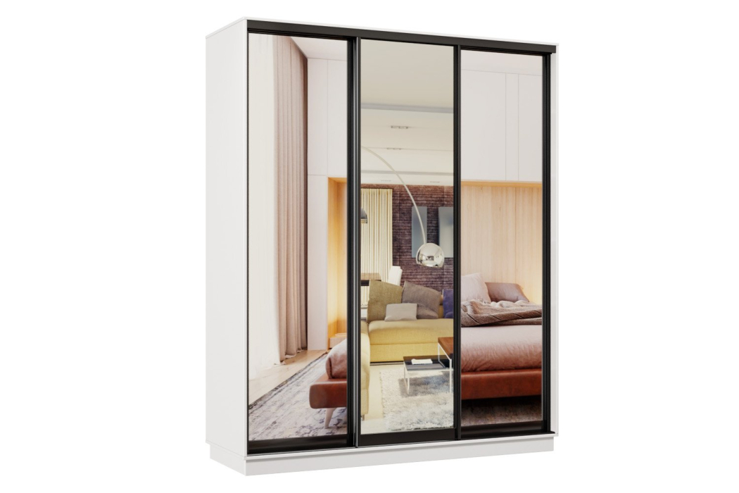 Шкафы-купе, Шкаф-купе Премьер 42 белый