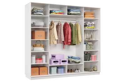 Шкаф-купе Премьер 58 белый