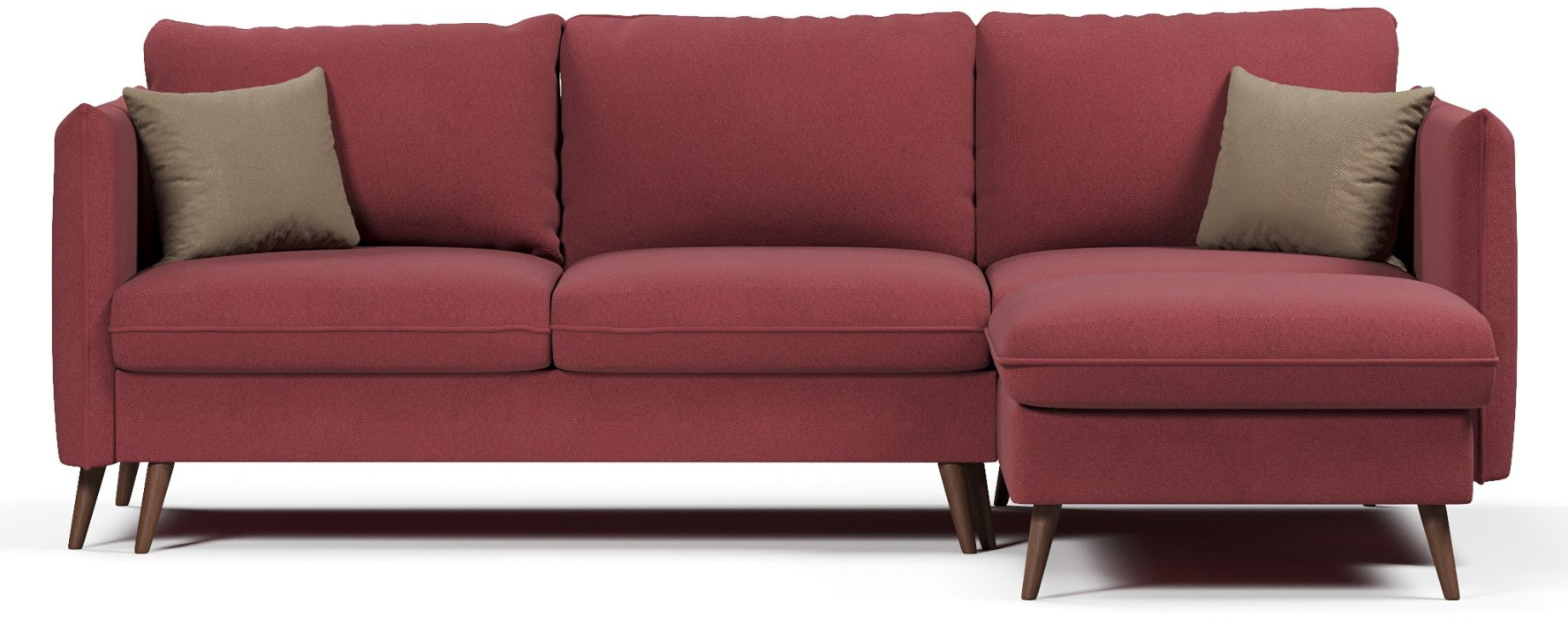 Диваны угловые, Диван угловой Пекин еврокнижка, велюр