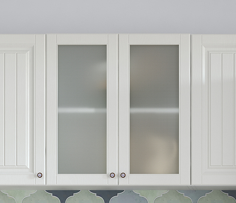 Кухонные гарнитуры, Кухня Хозяюшка 1,5 м Акация белая/Деним МДФ