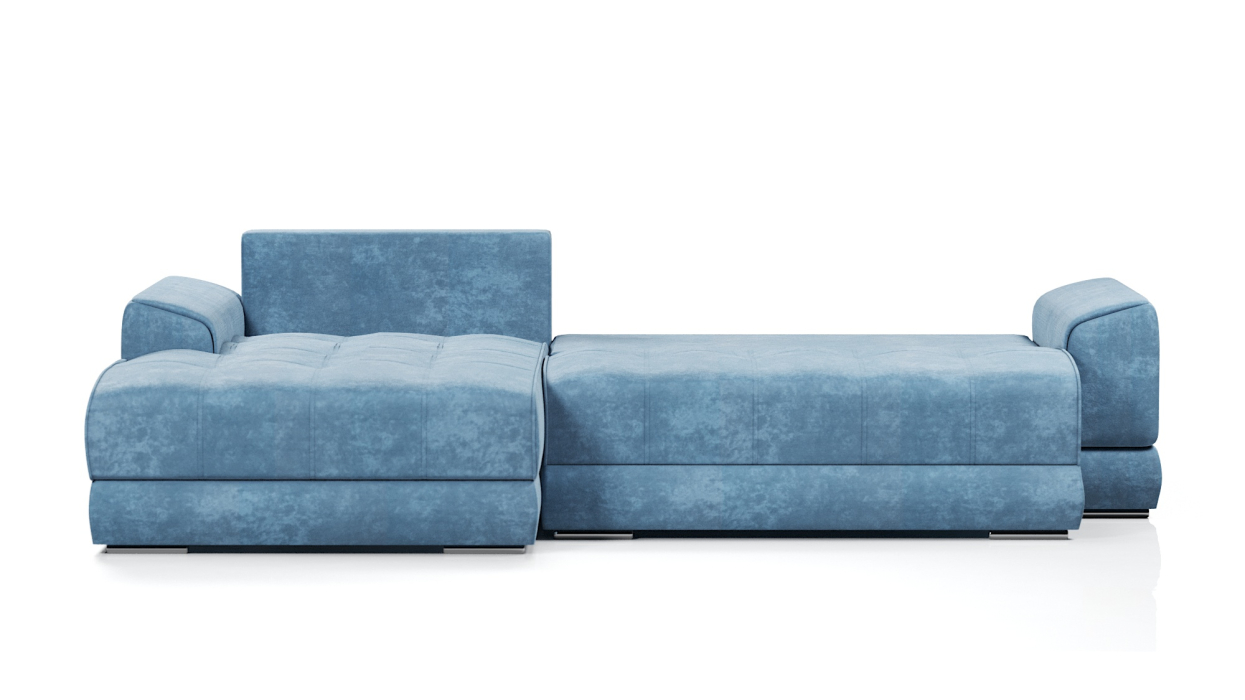 Диваны угловые в гостиную, Диван-кровать угловой еврокнижка Модерн Nordkisa,велюр