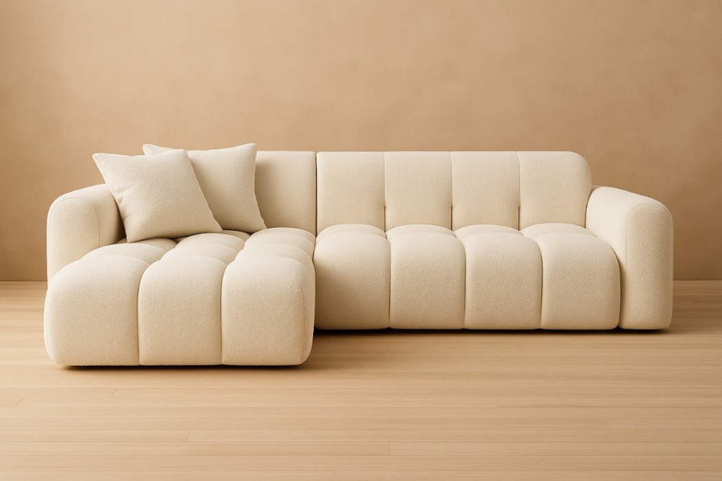 Мягкая мебель, Диван Аврора модуль угловой 120 см в тканях Velutto Soft