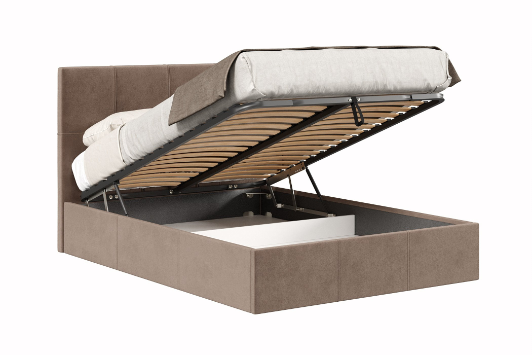 Мягкая кровать, Кровать Марсель 1400 с подъёмным механизмом