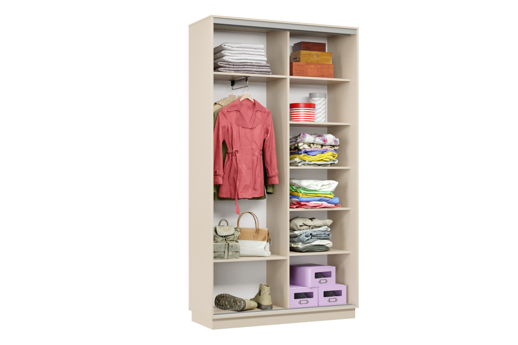 Шкафы-купе, Шкаф-купе Премьер Лайт 01 (08;11) двухдверный