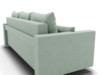 Прямой диван Адам, НПБ,еврокнижка,велюр