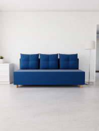 Прямой диван Сияние,еврокнижка,велюр