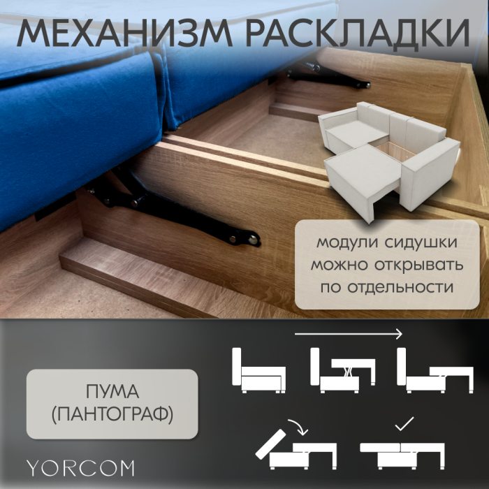 Дизайнерские диваны для гостиной, Диван-кровать Тори
