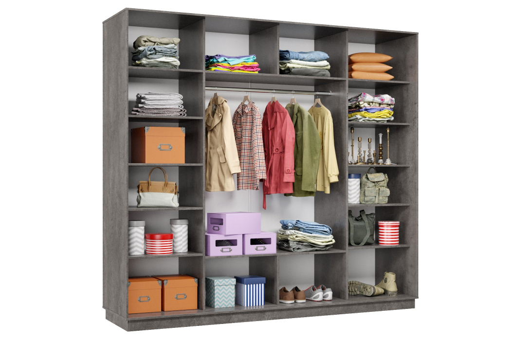 Шкафы-купе 3-х дверные, Шкаф-купе Премьер 60  (01РБ;01РБ;01РБ) фасады ромб белый/трёхдверный/Профиль чёрный муар