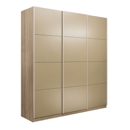 Шкаф-купе Прайм 3-х дверный Стекла фисташка/Доводчики 180х57х230