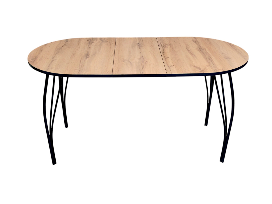 Обеденные столы, Стол Милано, раздвижной, овал, 700х1100/1400