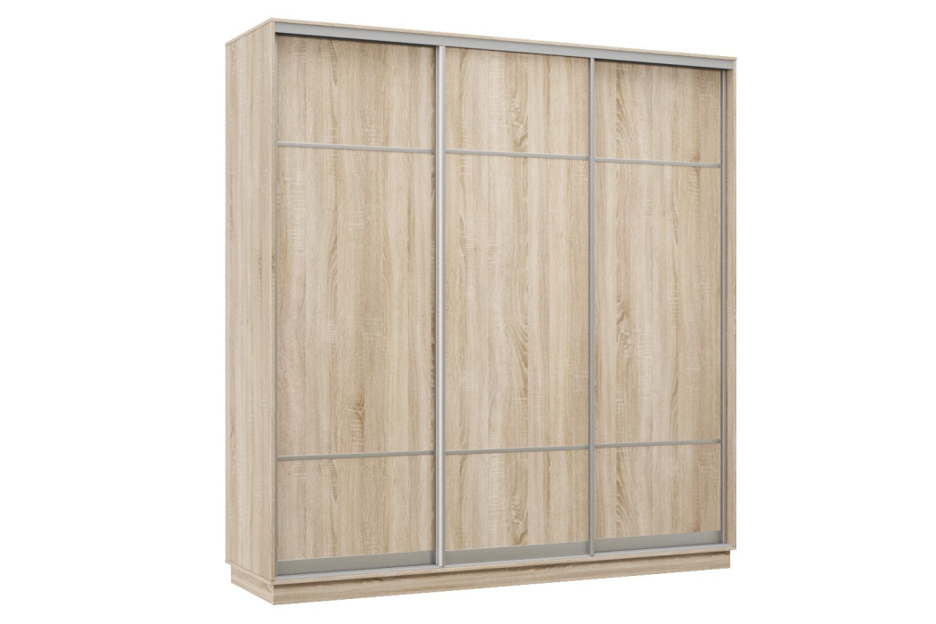 Шкафы-купе 3-х дверные, Шкаф-купе Премьер Лайт 61 (08;08;08) трехдверный