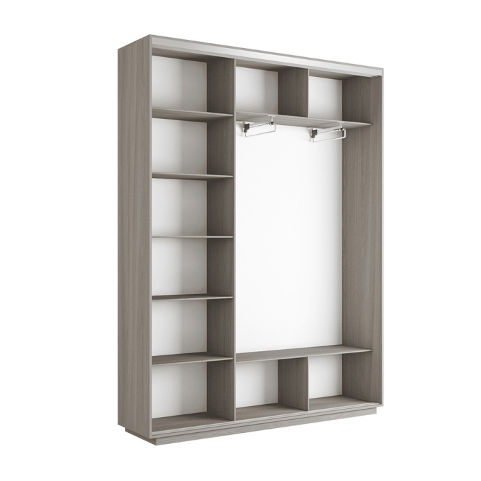 Шкафы-купе 3-х дверные, Шкаф-купе Экспресс 3-х дверный Фотопечать Калейдоскоп Стекла 240х45х240