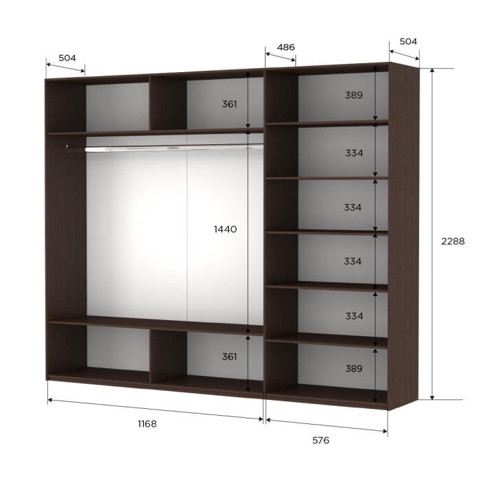 Шкафы-купе 3-х дверные, Шкаф-купе Прайм 3-х дверный Стекла хаки/ДСП/Доводчики 180х57х230