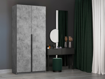 Шкаф складной Е1 Локер ("Гармошка") 101х52,5х220 см, с модулем