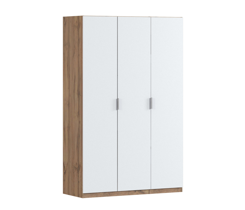 Для одежды, Шкаф трехдверный Макс 1500 мм, вариант №1 (ЛДСП, корпус дуб вотан)