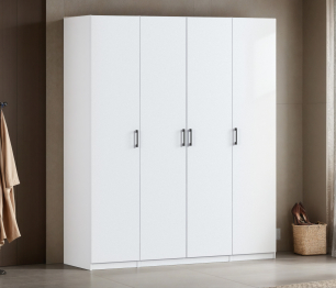 Шкаф четырехдверный Макс 2000 мм, вариант №4 (ЛДСП)