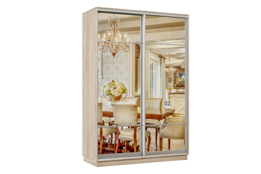 Шкафы-купе, Шкаф-купе Премьер Лайт 03 Мини (11;11) двухдверный