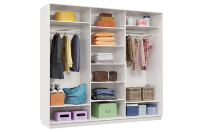 Шкаф-купе Премьер Лайт 54 (01;02;01) трехдверный