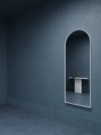 Зеркала в спальню, Зеркало рамное настенное в форме арки ARKIS M, 160*60 см