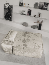 Бескаркасное кресло Клайд,плюше