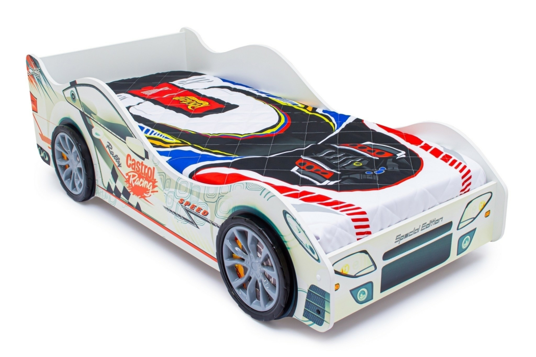 Для мальчика, Детская кровать-машина Бельмарко Безмятежность