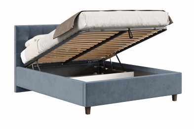 Кровать Турин 1600 с подъёмным механизмом,  велюр