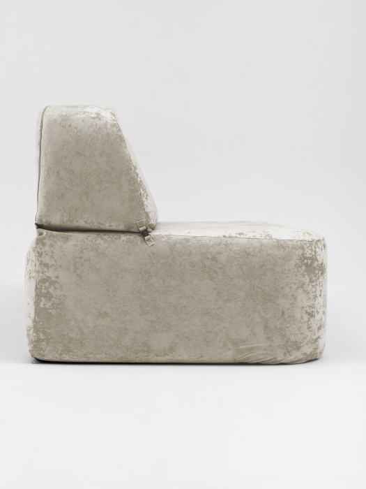 Дизайнерские диваны для гостиной, Бескаркасный диван Бабл, плюше 