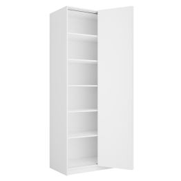 Шкаф складной Е1 Локер ("Гармошка" с системой Push to Move/Правый)101х52,5х220 см, с полками