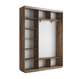 Шкаф-купе Экспресс 3-х дверный Фотопечать Шелк Стекла 240х45х240