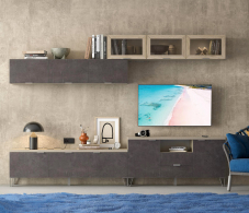 Анима, дуб серый, камень темный