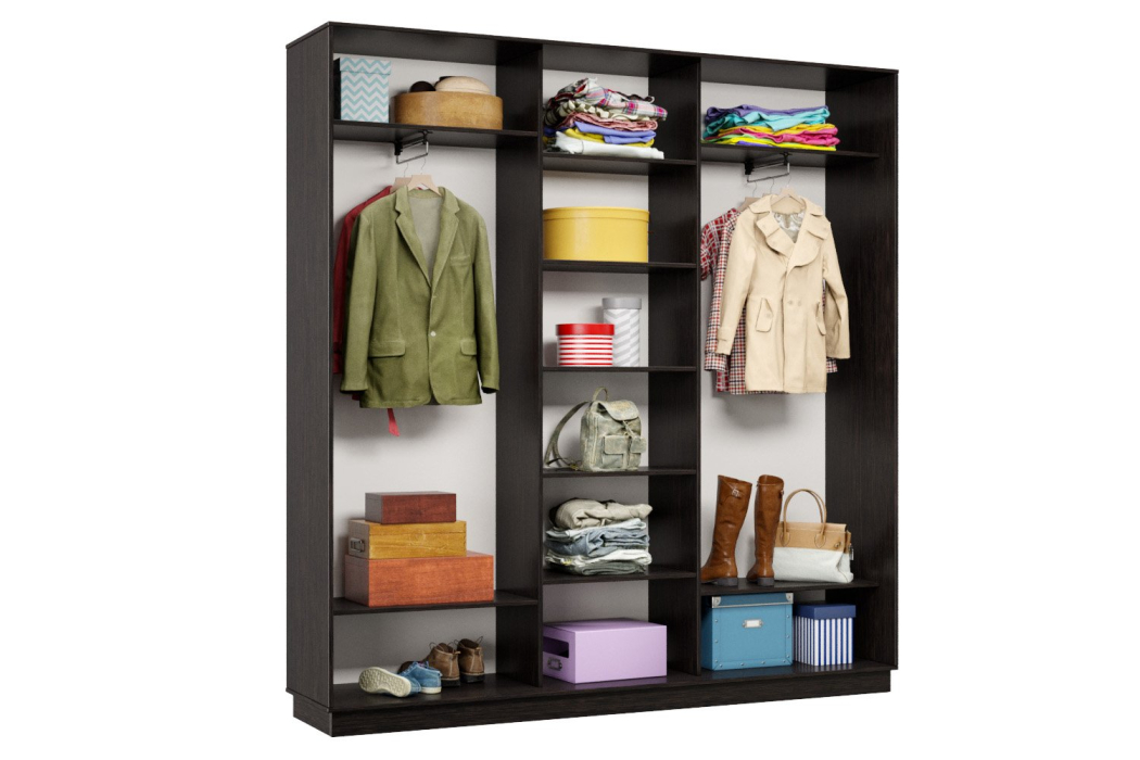 Шкафы-купе 3-х дверные, Шкаф-купе Премьер Лайт 41 (08;08;08) трехдверный