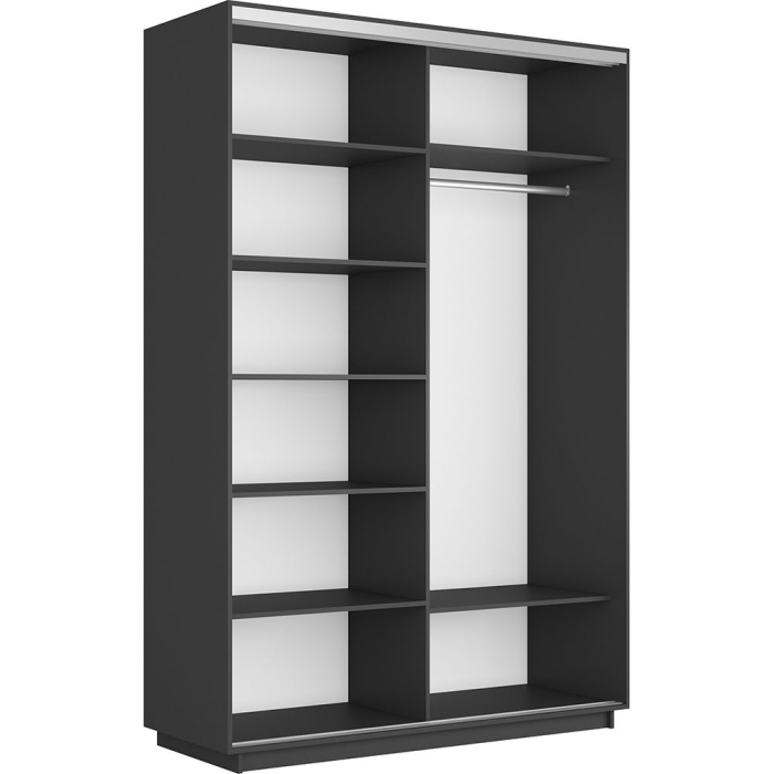 Шкафы-купе 2-х дверные, Шкаф-купе Экспресс 2-х дверный Фотопечать Квадрат Стекла 120х60х220