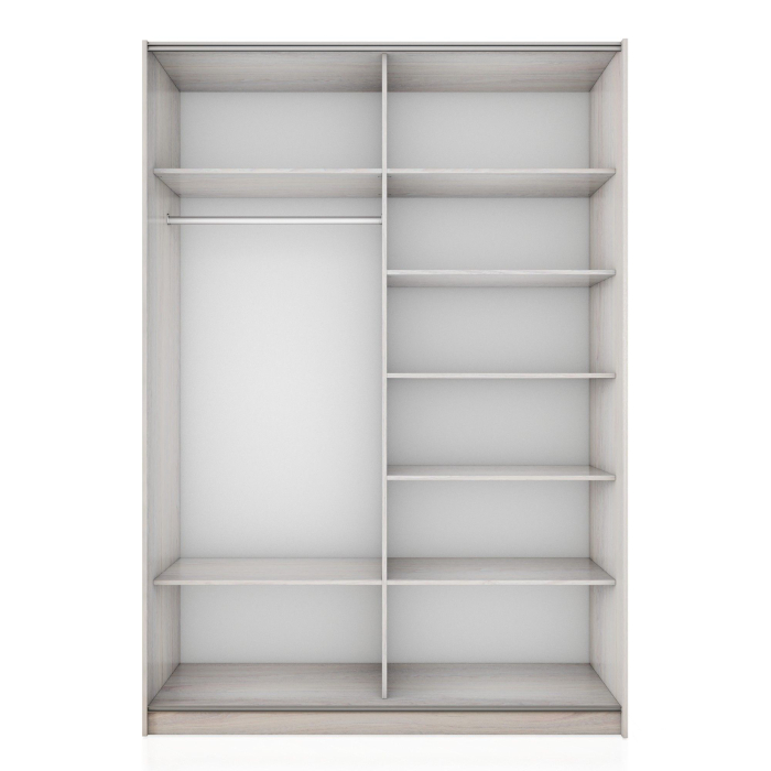 Шкафы-купе 2-х дверные, Шкаф-купе Прайм 2-х дверный ДСП/Доводчики 160х57х230