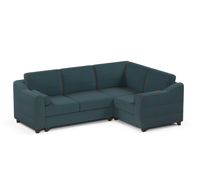 Диваны угловые в гостиную, Диван-кровать угловой Френсис еврокнижка, велюр