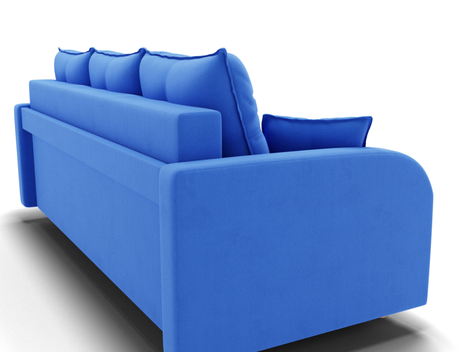 Диваны еврокнижки, Прямой диван Генри,НПБ,еврокнижка,велюр