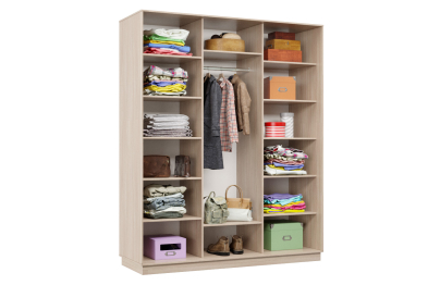 Шкаф-купе Премьер Лайт 32 (02;02;02) трехдверный